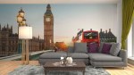 Woonkamer fotobehang London